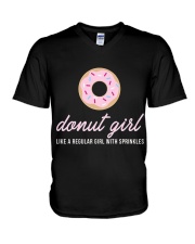 Limited Edition - Donut Girl V-Neck T-Shirt thumbnail