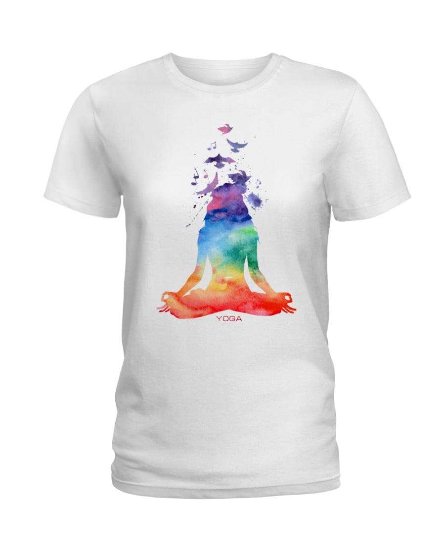 yoga girl Ladies T-Shirt
