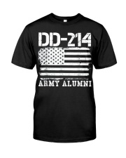 Dd214 Army Alumni Distressed Vintage T Shirt Veter Premium Fit Mens Tee thumbnail