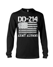Dd214 Army Alumni Distressed Vintage T Shirt Veter Long Sleeve Tee thumbnail