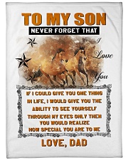 BLANKET- TO MY SON- 03 Large Fleece Blanket - 60" x 80" front