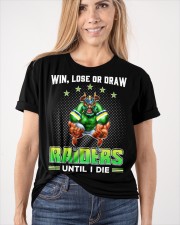 Win, Lose Or Draw - Raiders Until I Die - Tad Classic T-Shirt apparel-classic-tshirt-lifestyle-front-101