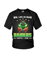 Win, Lose Or Draw - Raiders Until I Die - Tad Youth T-Shirt tile