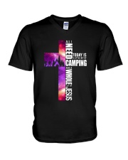 Camping Sale 88 V-Neck T-Shirt tile