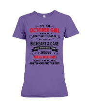 OCTOBER GIRL Premium Fit Ladies Tee thumbnail