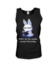 BOOKS ARE LIKE PEOPLE - H2K Unisex Tank tile