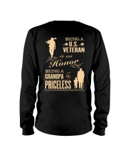 LIMITED EDITION - BEING A US VETERAN - GRANDPA Long Sleeve Tee back