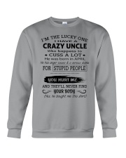 I HAVE A CRAZY UNCLE-APRIL Crewneck Sweatshirt thumbnail