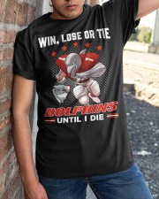 Win, Lose Or Tie - Dolphins Until I Die - Tad Classic T-Shirt apparel-classic-tshirt-lifestyle-27