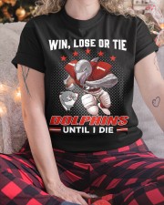 Win, Lose Or Tie - Dolphins Until I Die - Tad Classic T-Shirt custom-t-shirts-classic-lifestyle-front-334