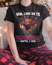 Win, Lose Or Tie - Maroons Until I Die - Logo - NVC97 Classic T-Shirt custom-t-shirts-classic-lifestyle-front-334