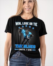 Win, Lose Or Tie - The Blues Until I Die - Logo - Mitru Classic T-Shirt apparel-classic-tshirt-lifestyle-front-101