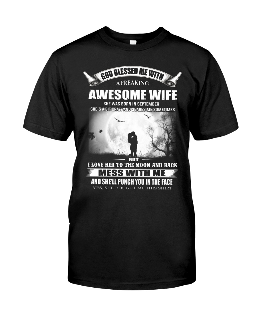 GOD BLESSED ME WITH Premium Fit Mens Tee