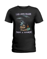 I AM A BOOK DRAGON - NT168 Ladies T-Shirt tile