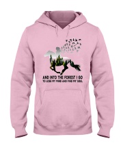 Horse forestgirl - T Hooded Sweatshirt front