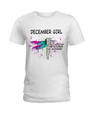 DECEMBER GIRL - DTS Ladies T-Shirt front