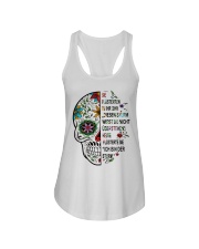 skull Ladies Flowy Tank thumbnail