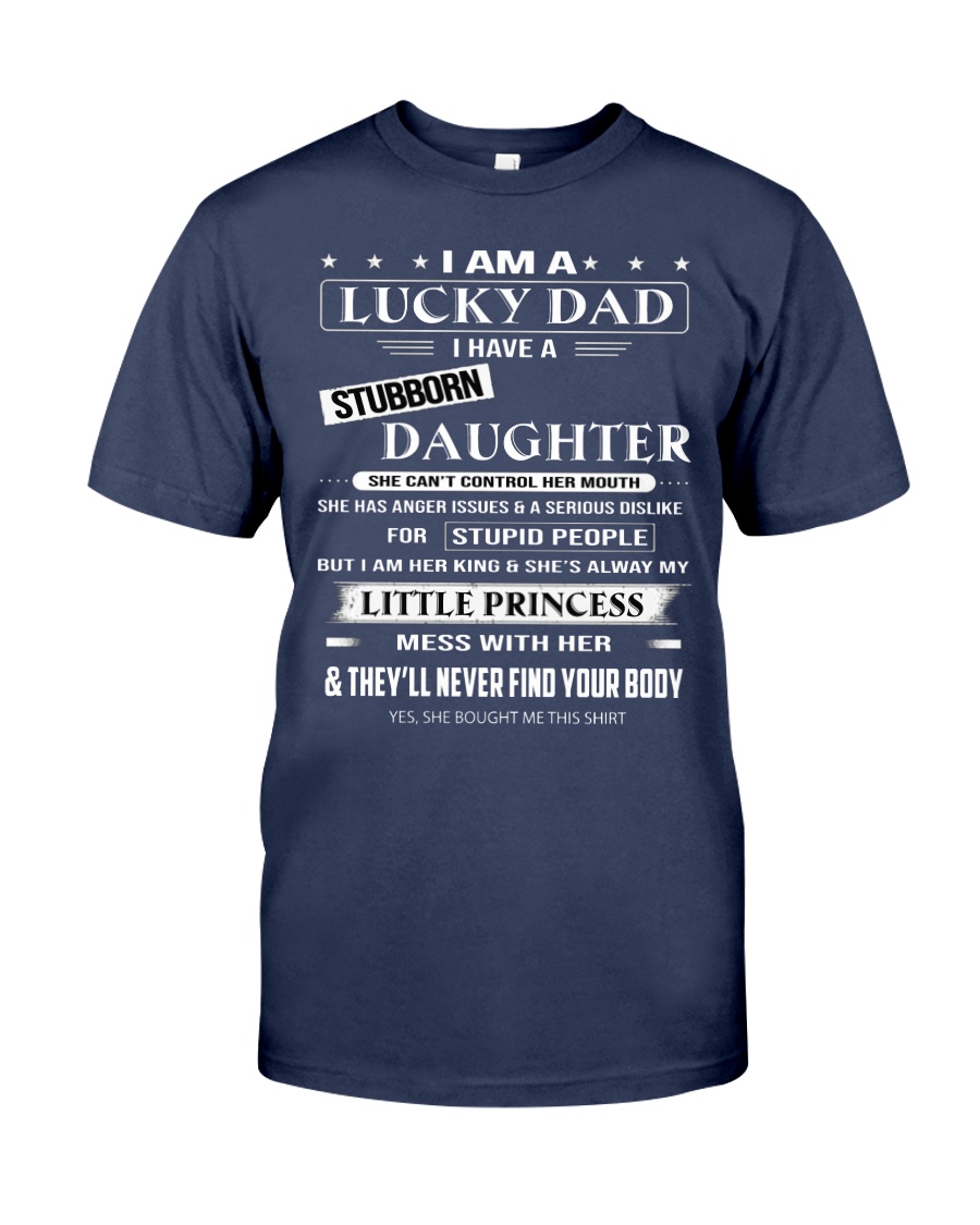 LUCKY DAD - DTA Premium Fit Mens Tee
