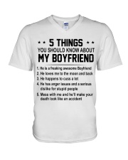 5 THINGS - BOYFRIEND - DTS V-Neck T-Shirt thumbnail