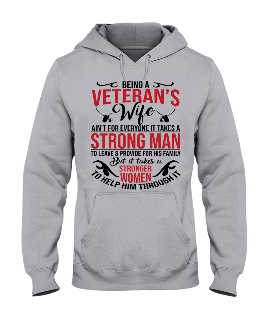 VETERAN'S WIFE Hooded Sweatshirt