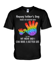 Father's Day Gift DT V-Neck T-Shirt tile