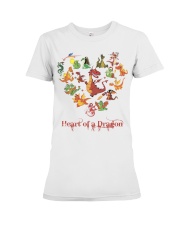 HEART OF A DRAGON TTA Premium Fit Ladies Tee front