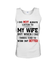 WIFE - LISTEN TO - FULY Unisex Tank thumbnail