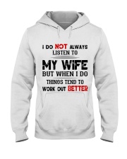 WIFE - LISTEN TO - FULY Hooded Sweatshirt thumbnail