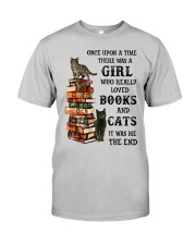 Book And Cats Classic T-Shirt tile