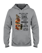 Book And Cats Hooded Sweatshirt tile