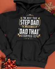 STEP DAD - FATHER DAY - DTA Hooded Sweatshirt apparel-hooded-sweatshirt-lifestyle-front-65