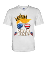 Maga King V-Neck T-Shirt tile