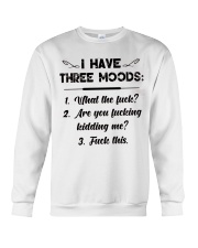 I HAVE THREE MOODS Crewneck Sweatshirt thumbnail