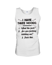 I HAVE THREE MOODS Unisex Tank thumbnail