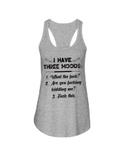 I HAVE THREE MOODS Ladies Flowy Tank thumbnail