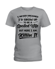 IM A SPOILED WIFE THACH Ladies T-Shirt thumbnail