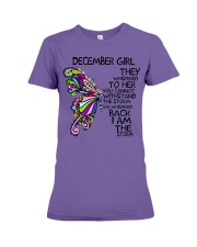 DECEMBER GIRL Premium Fit Ladies Tee tile