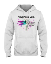 NOVEMBER GIRL - DTS Hooded Sweatshirt front