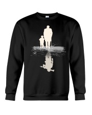 I BECOME PAPA AND GRANPA - VETERAN Crewneck Sweatshirt thumbnail