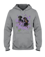 Love Dachshund Hooded Sweatshirt tile