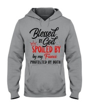 FIANCE LOVE HIS WOMAN Hooded Sweatshirt tile