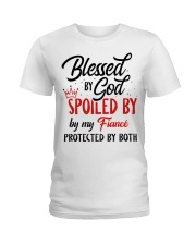 FIANCE LOVE HIS WOMAN Ladies T-Shirt front