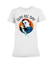 SLAY ALL DAY Premium Fit Ladies Tee thumbnail
