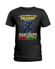 I Hate Being This Awesome But I'm A Panthers Fan - Boom Ladies T-Shirt tile