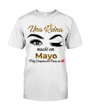 Una Reina Nacio En Mayo Feliz Cumpleanos Para Mi - QB95 Classic T-Shirt tile