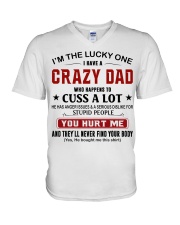 CRAZY DAD - T V-Neck T-Shirt thumbnail