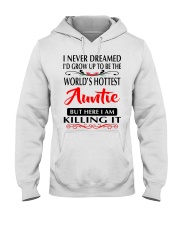 WORLD'S HOTTEST AUNTIE Hooded Sweatshirt front