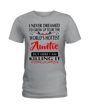 WORLD'S HOTTEST AUNTIE Ladies T-Shirt thumbnail