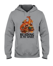 Reading Is My Sport Hooded Sweatshirt tile