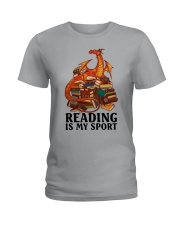 Reading Is My Sport Ladies T-Shirt tile